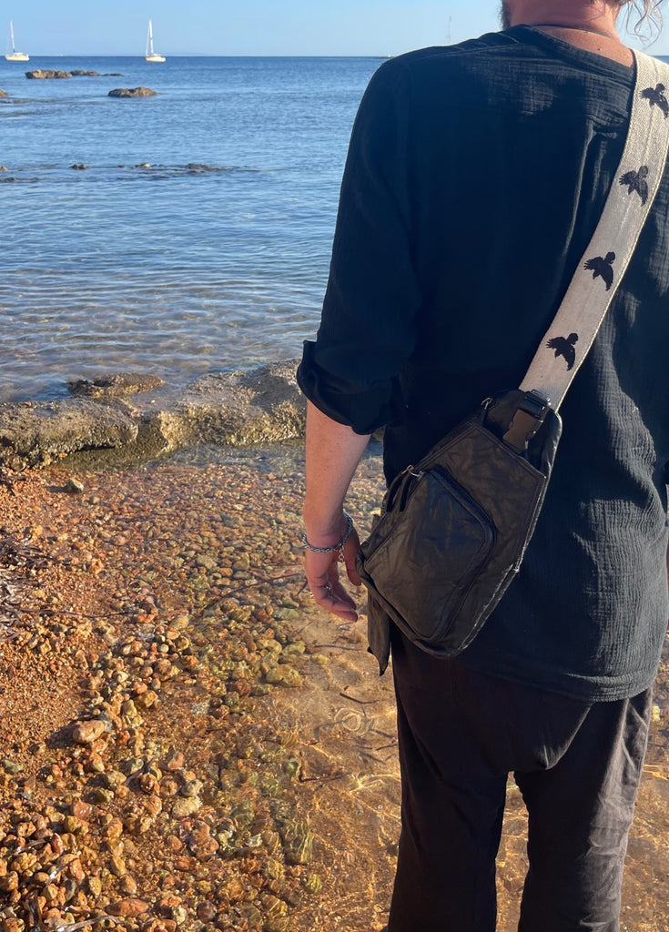 WDTS Crossbody Sling Bag w cross or crow strap