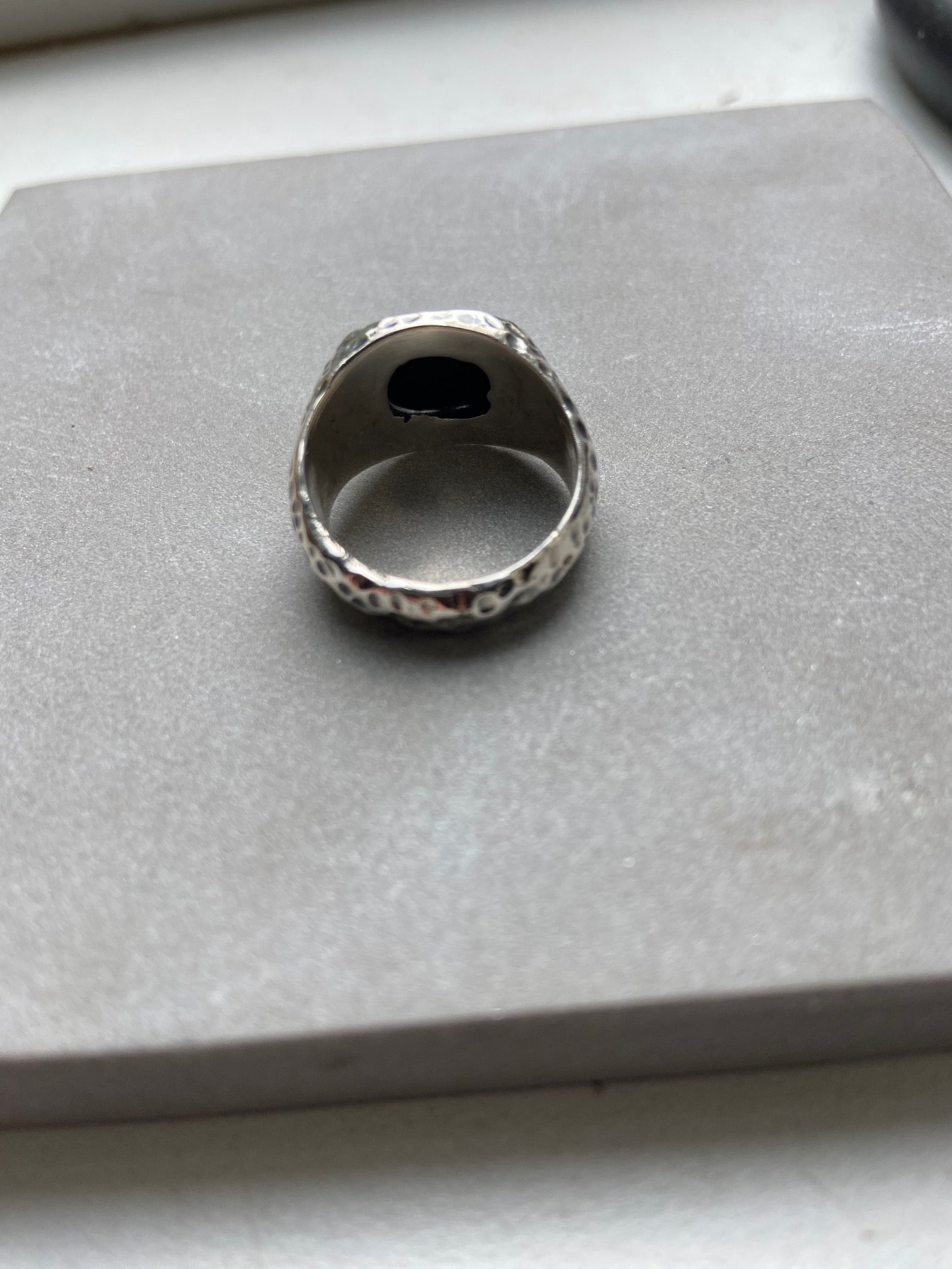 Black Onyx Signet Ring