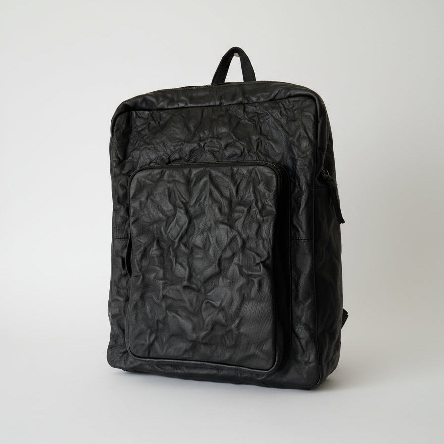 WDTS Isaiah Backpack- Cloudy Black Leather - backpack