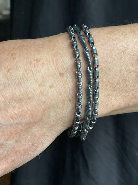 WDTS 3 Strand 925 Silver Bracelet