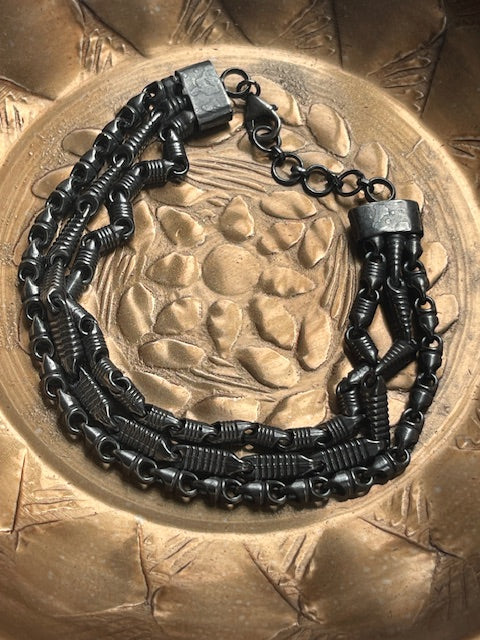 WDTS 3 Strand 925 Silver Bracelet