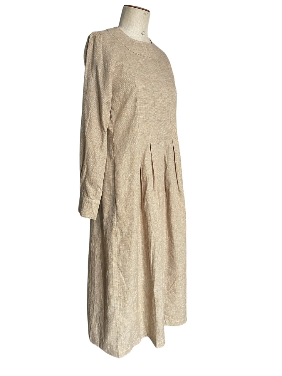 WDTS  - Tilly dress - Mustard Linen