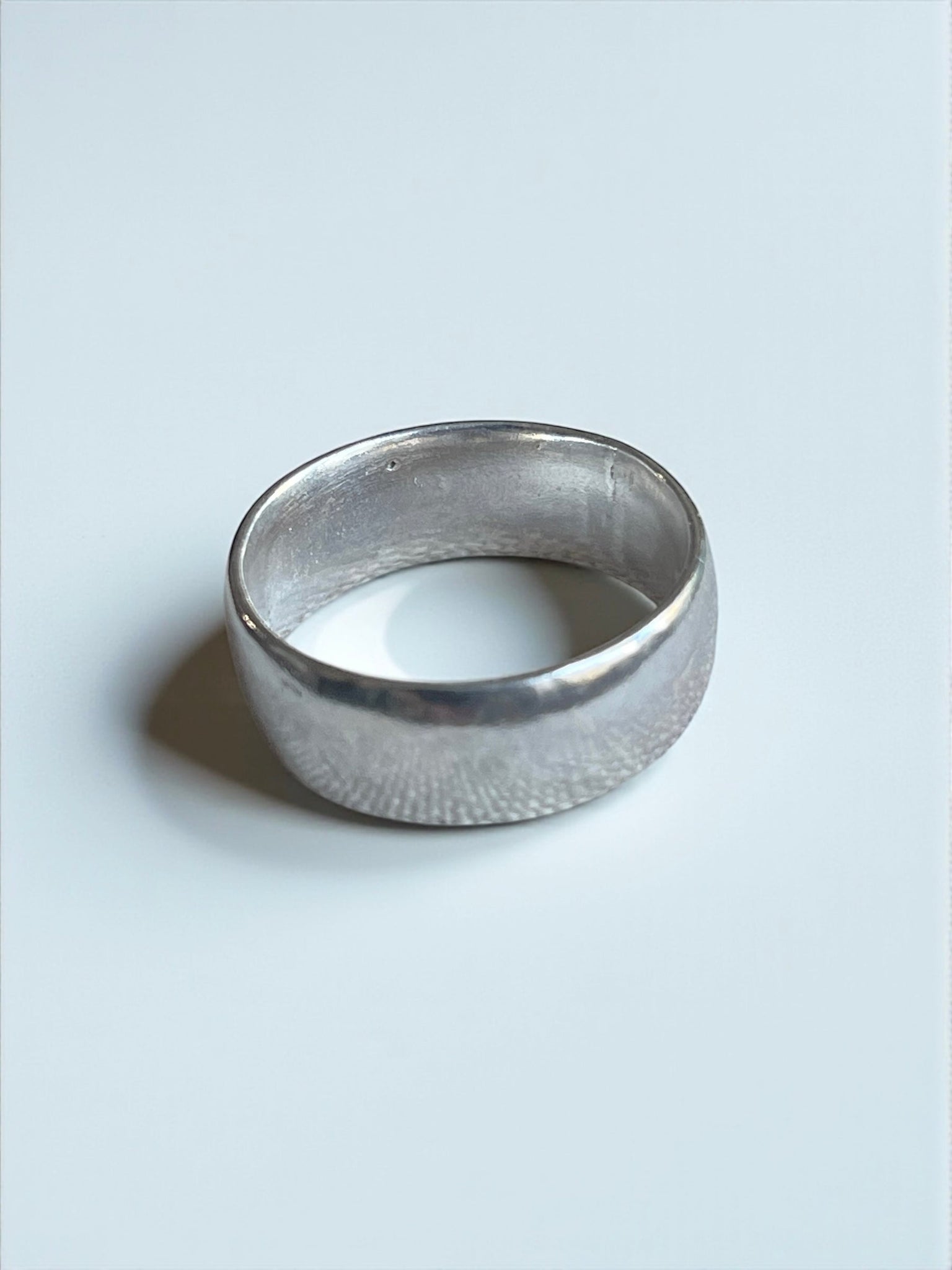 WDTS silver band, 925 Silver ring unisex