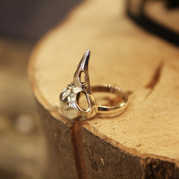 WDTS 925 Silver Bird Skull Ring