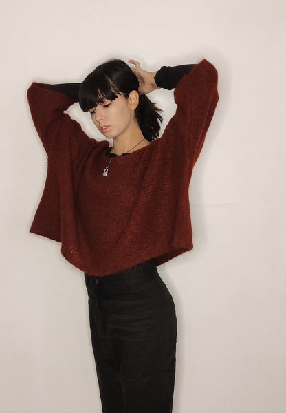 WDTS - Mohair Sweater - Berry