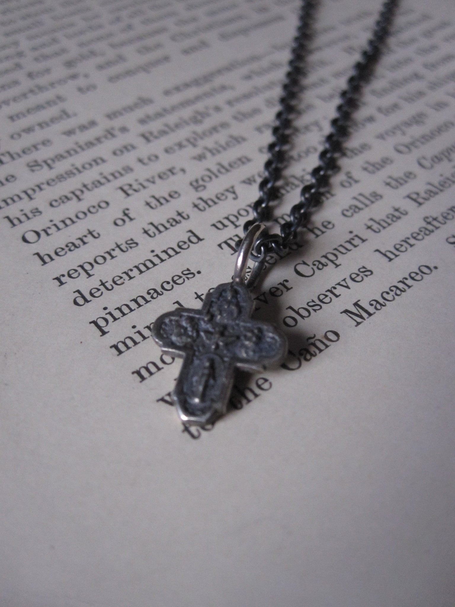 WDTS 925 Silver tiny cross necklace