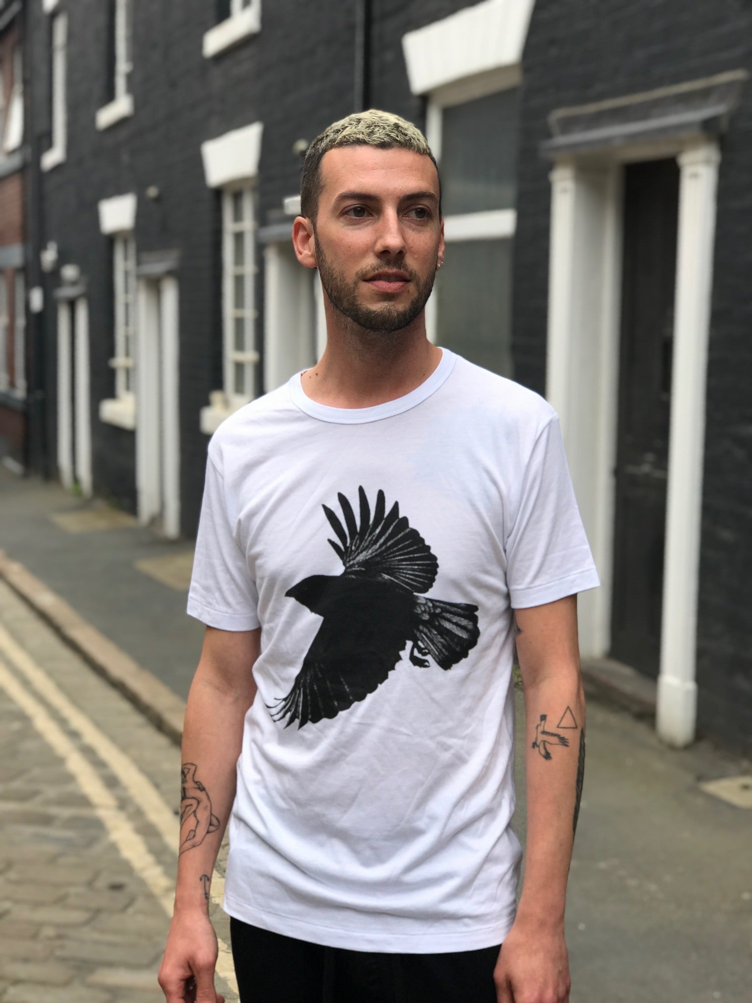 Window Dressing The Soul Crow Tee - White