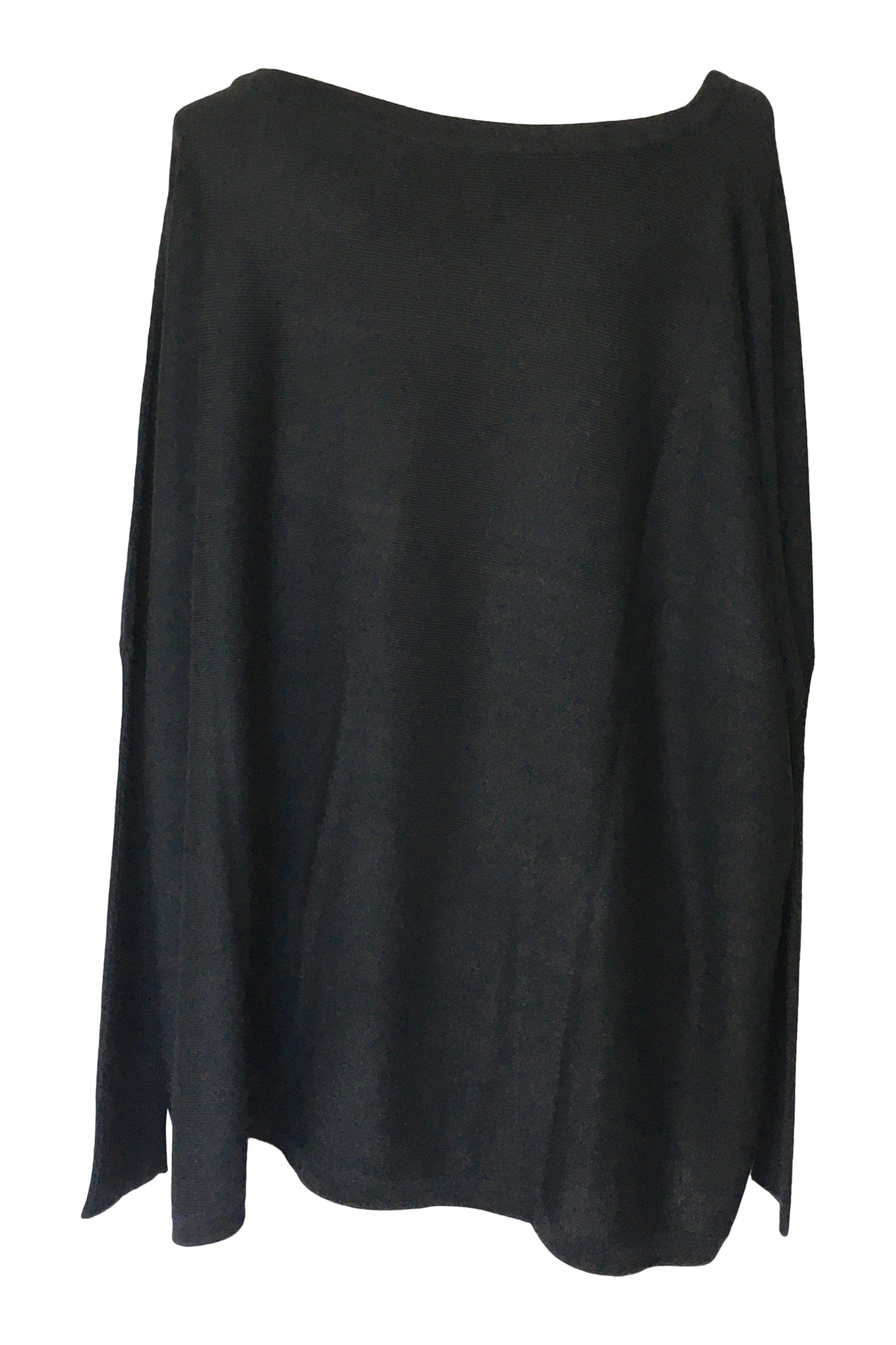 WDTS -fine knit sweater - Black