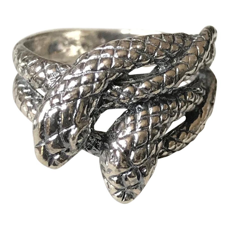 Double snake ring