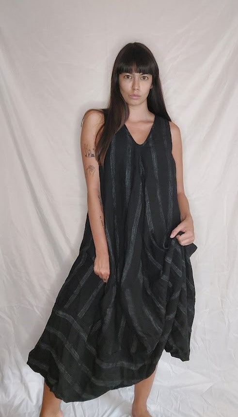 WDTS  Mischa Dress black stripe